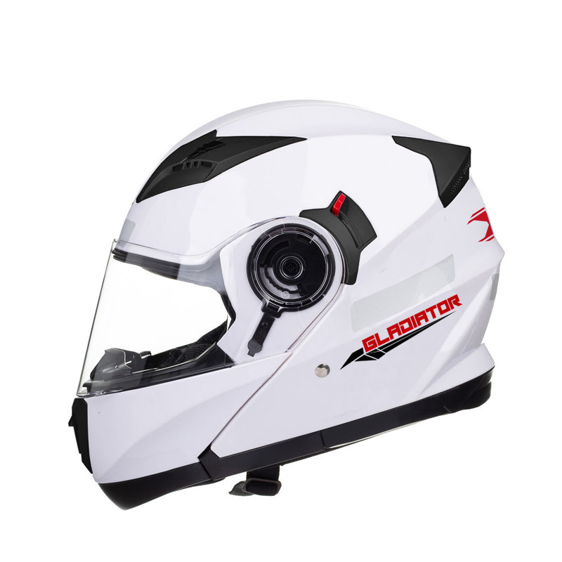 Capacete Texx Escamoteáveis Gladiator Branco - Retrátil