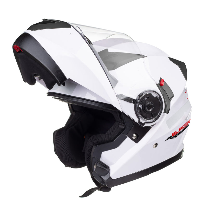 Capacete Texx Escamoteáveis Gladiator Branco - Retrátil