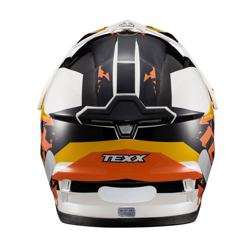 Capacete Texx Cross Carcara  Grow Laranja