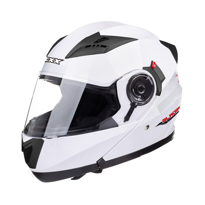 Capacete Texx Escamoteáveis Gladiator Branco - Retrátil