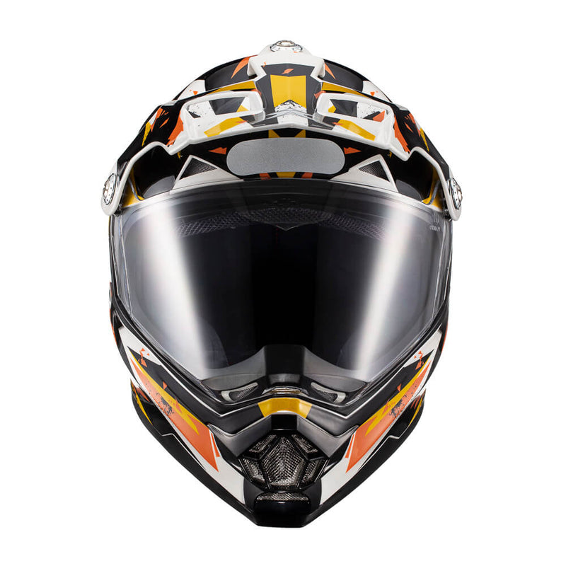 Capacete Texx Cross Carcara  Grow Laranja