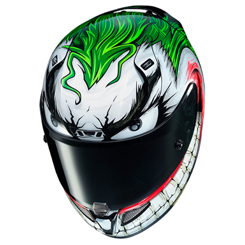 Capacete Hjc Rpha 11 Dc Joker Verde E Roxo