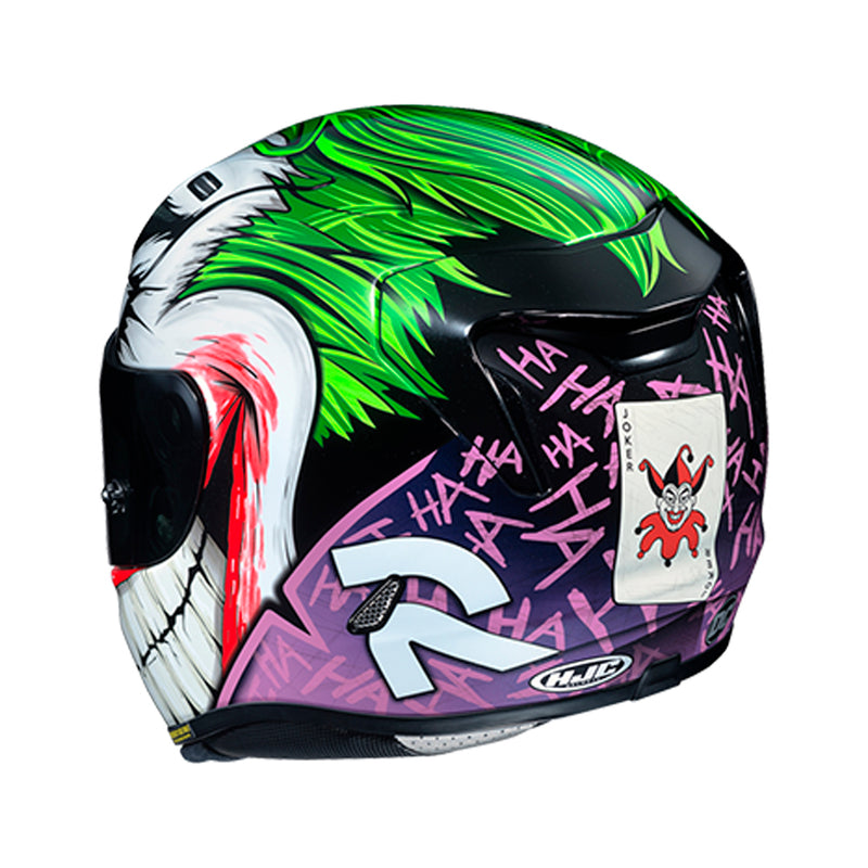 Capacete Hjc Rpha 11 Dc Joker Verde E Roxo