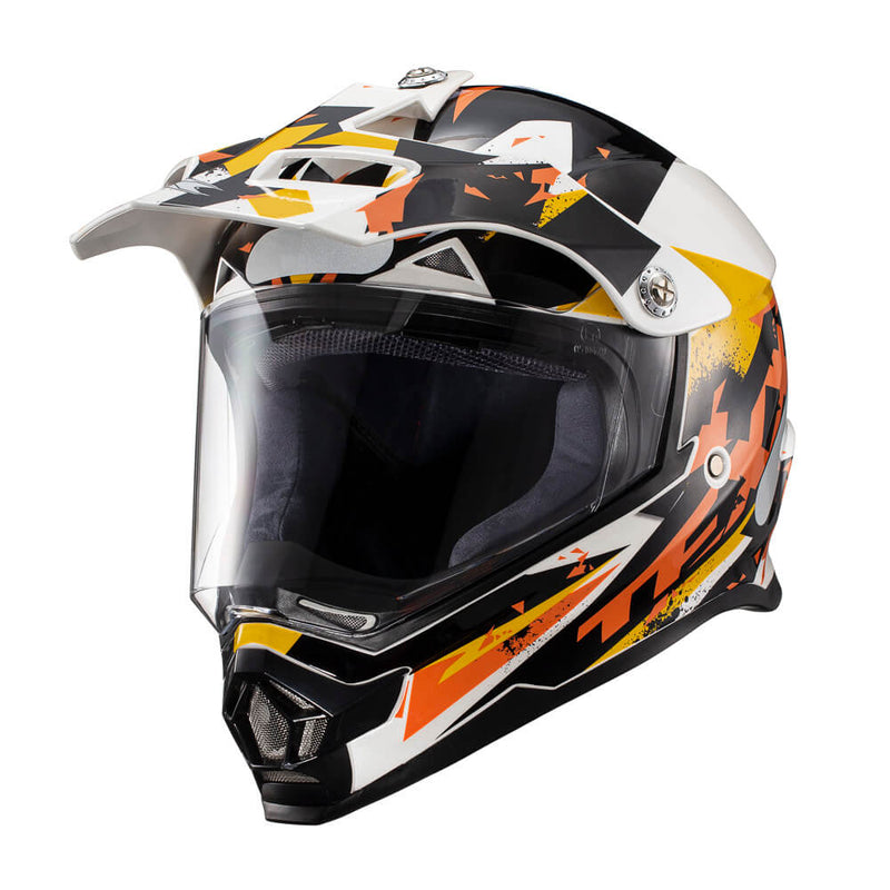 Capacete Texx Cross Carcara  Grow Laranja