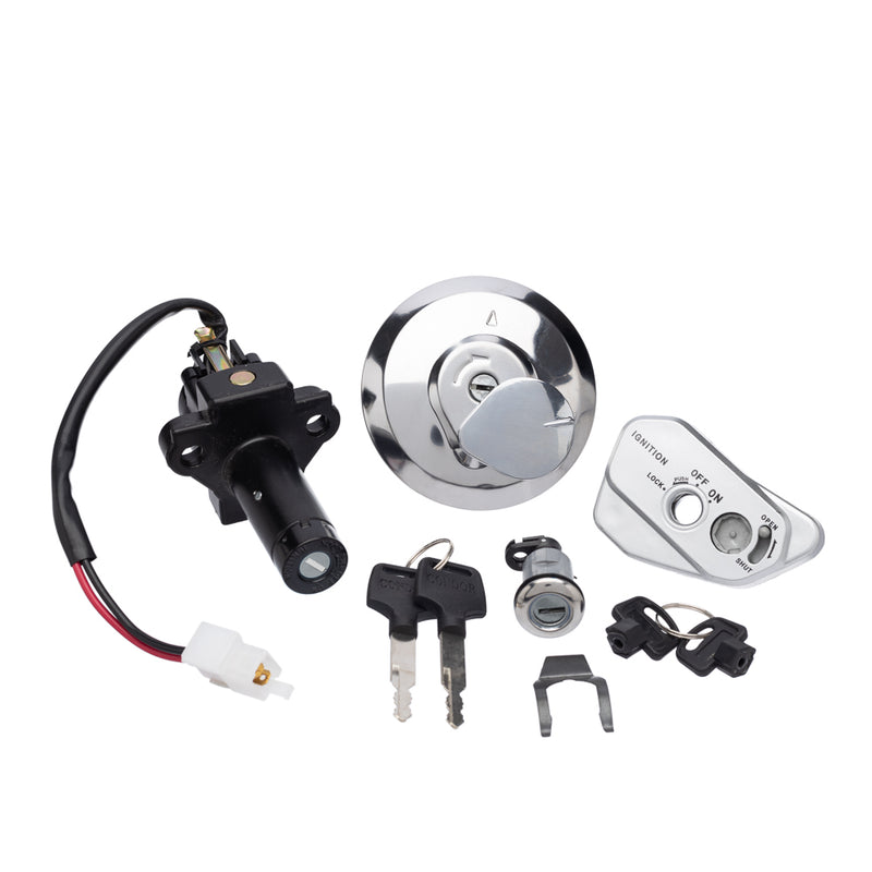 Chave Ignição (Kit Conjunto Travas) Condor Para Honda NX 400 13/15 | Peça Original e Alta Resistência